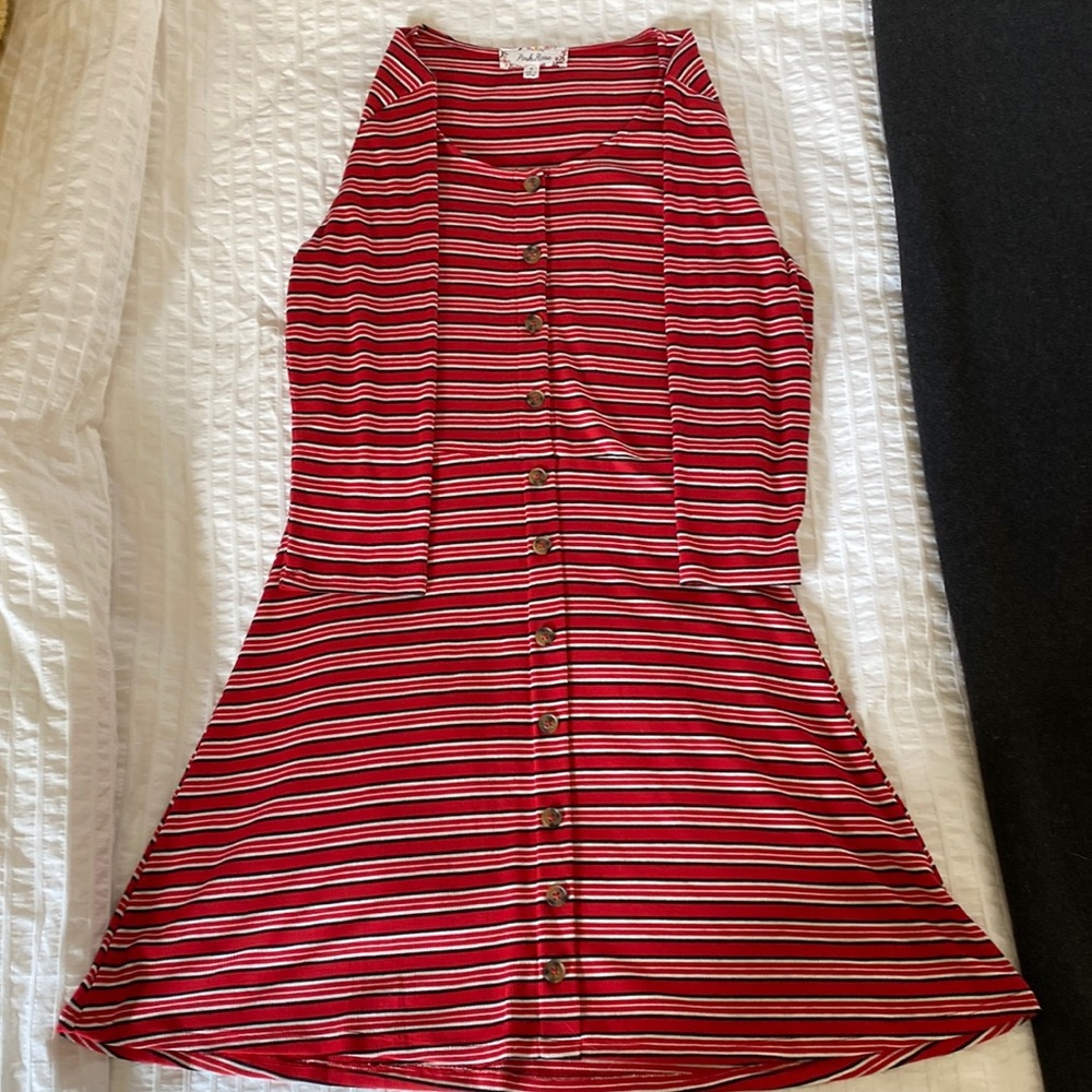 Pink Rose Dress size m